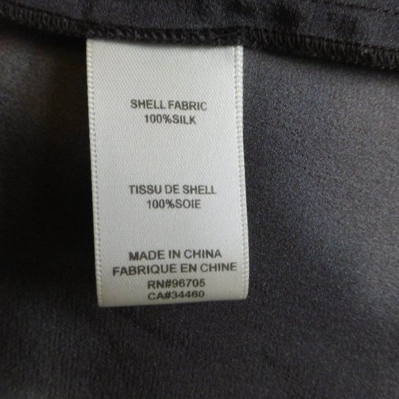 Rebecca Taylor Long Sleeved Tie Die Eggplant Purple Silk Blouse - Picture 9 of 10